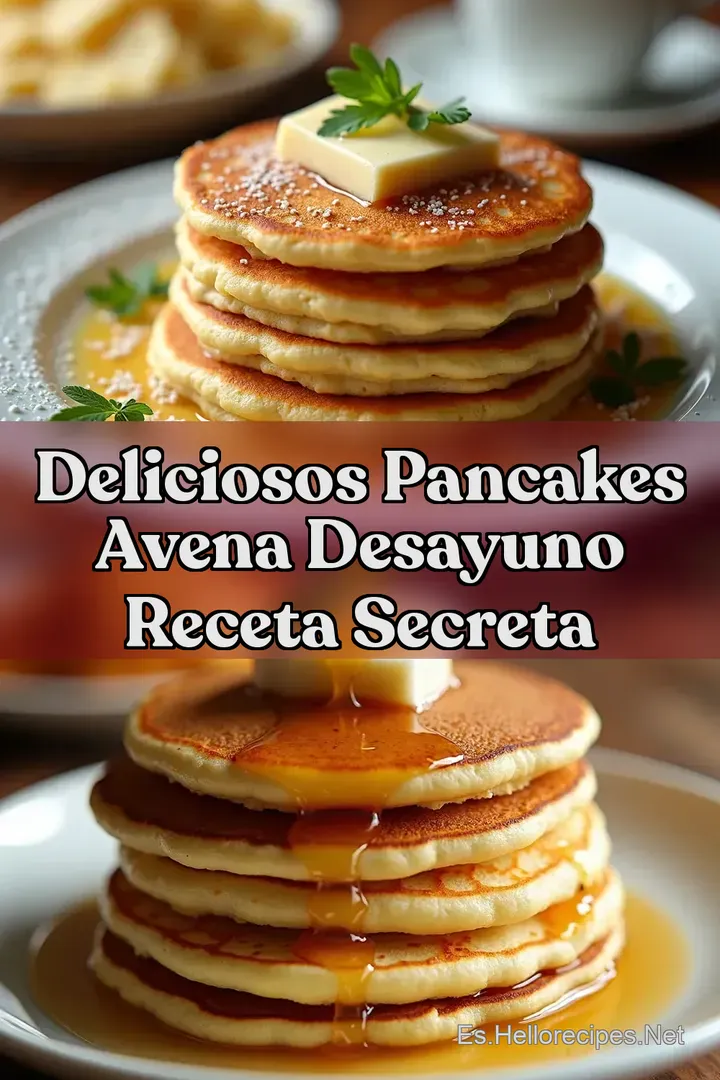 Deliciosos Pancakes avena desayuno Receta Secreta