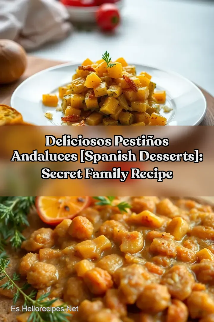 Deliciosos Pesti&ntilde;os Andaluces [Spanish Desserts]: Secret Family Recipe