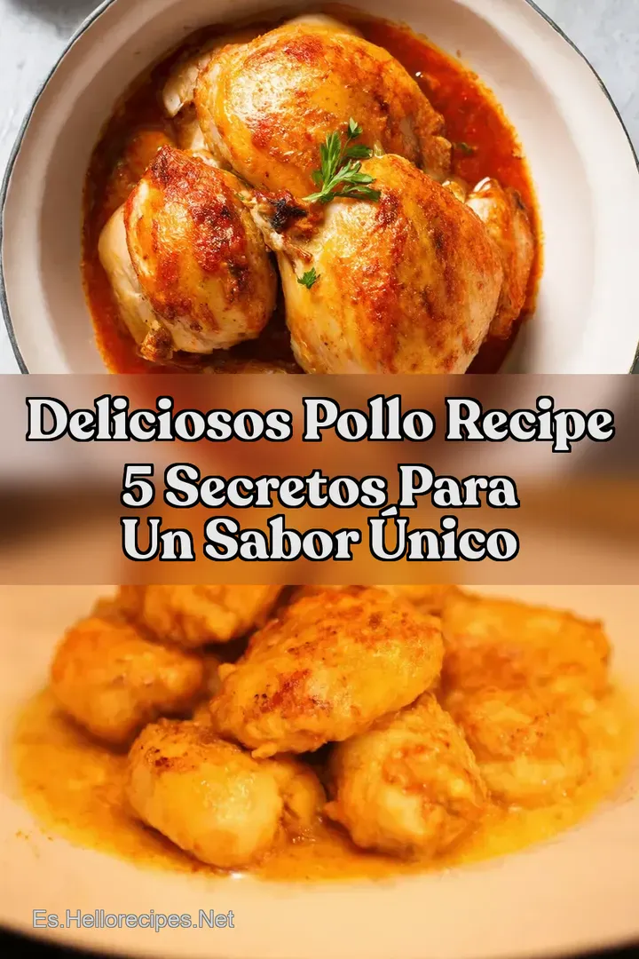 Deliciosos Pollo Recipe 5 Secretos Para Un Sabor &Uacute;nico