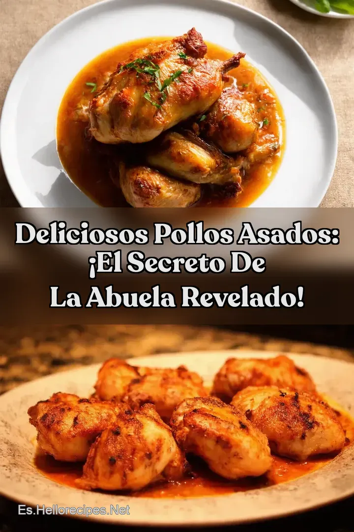 Deliciosos pollos asados: &iexcl;El Secreto de la Abuela Revelado!
