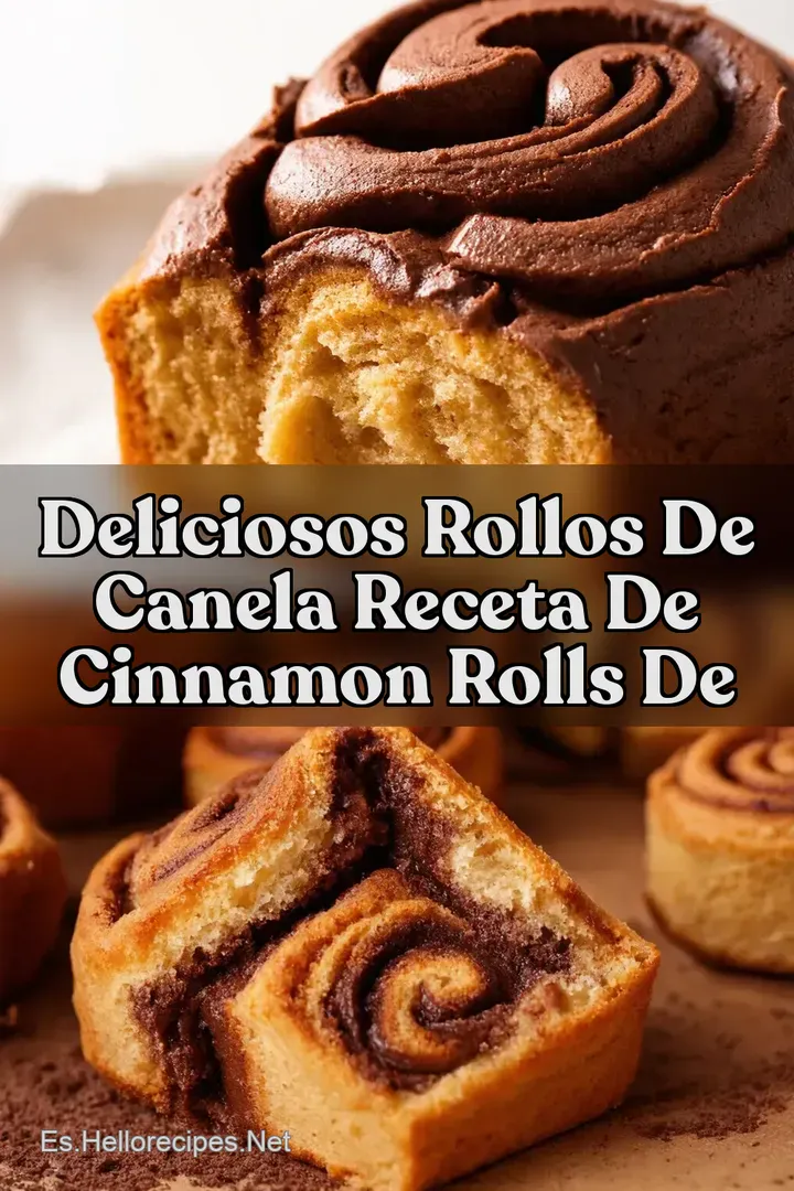 Deliciosos Rollos de canela Receta de Cinnamon Rolls de