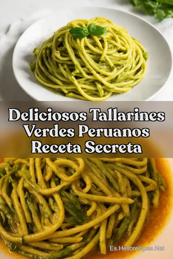 Deliciosos Tallarines Verdes Peruanos Receta Secreta