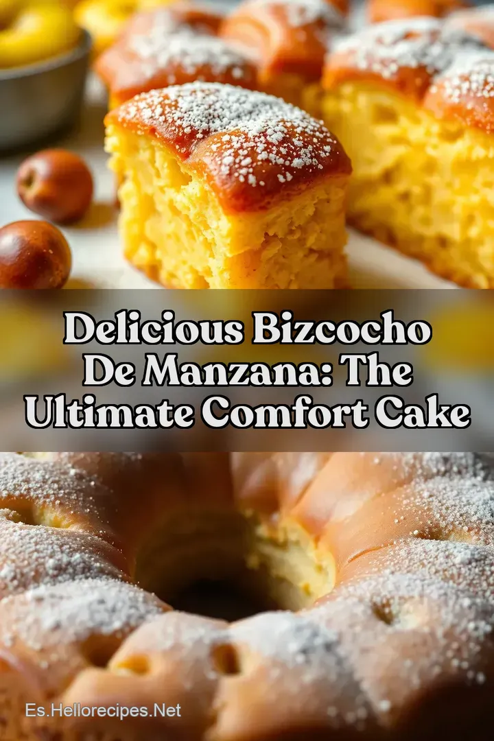 Delicious Bizcocho de Manzana: The Ultimate Comfort Cake
