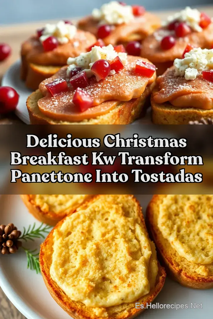 Delicious Christmas Breakfast kw Transform Panettone Into Tostadas