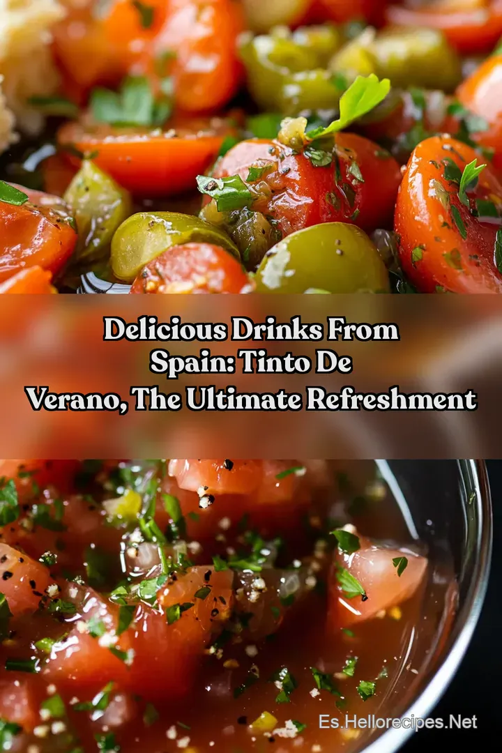 Delicious Drinks From Spain: Tinto de Verano the Ultimate Refreshment