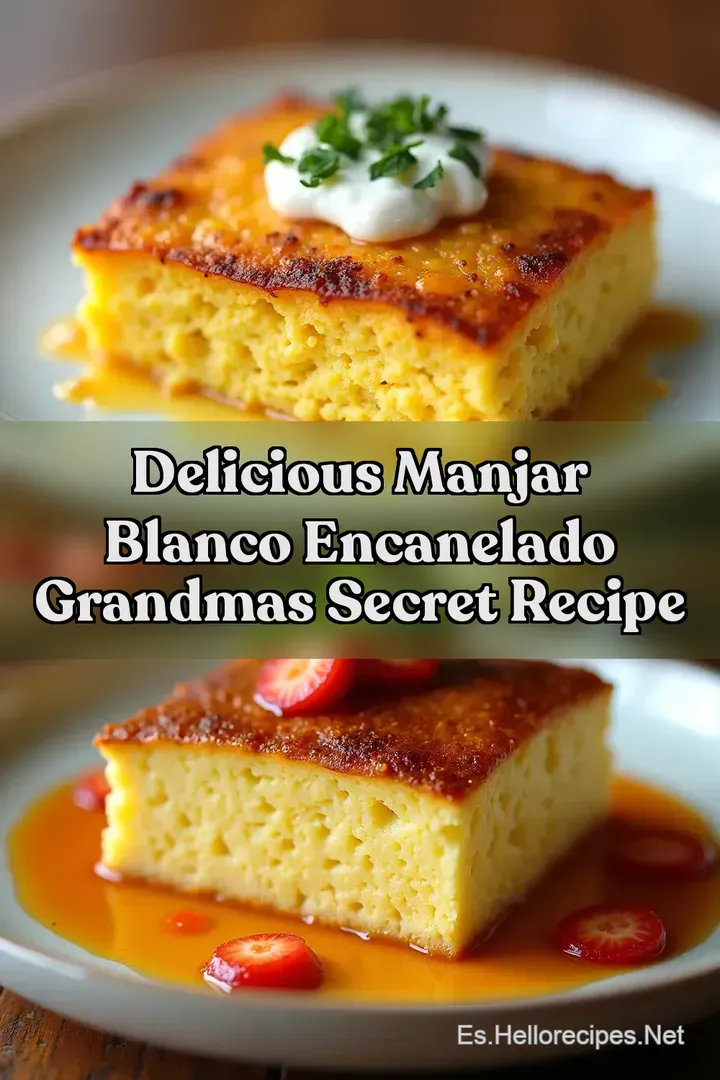 Delicious Manjar Blanco Encanelado Grandmas Secret Recipe