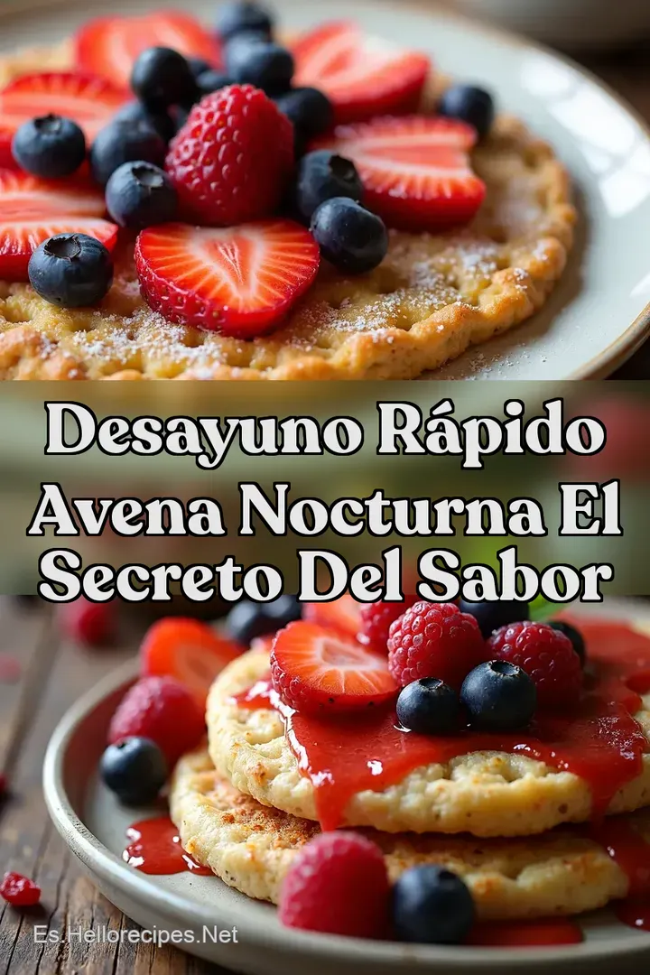 Desayuno R&aacute;pido Avena Nocturna El Secreto Del Sabor