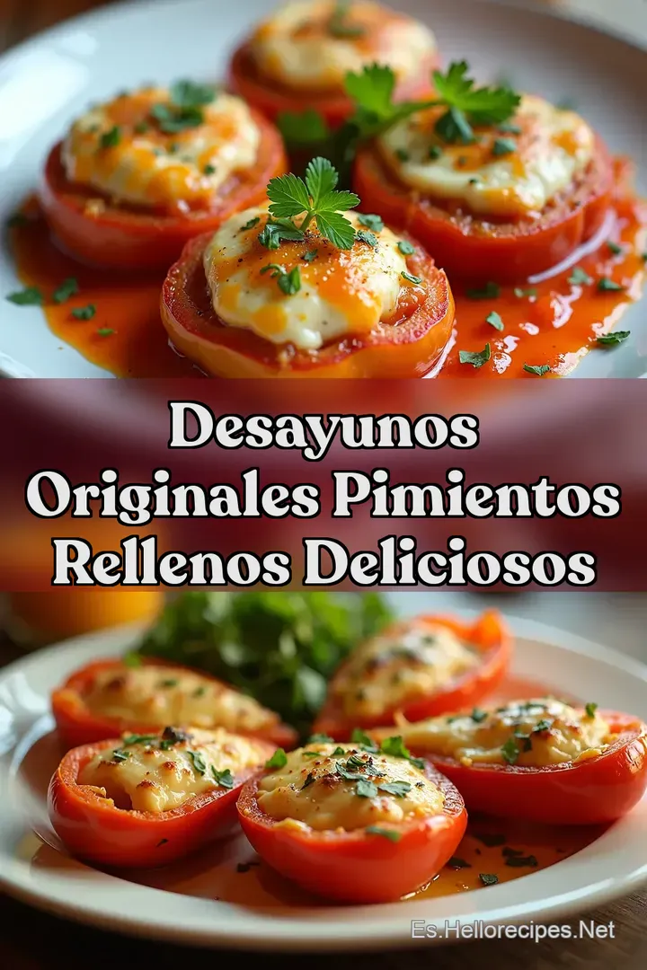 Desayunos Originales Pimientos Rellenos Deliciosos