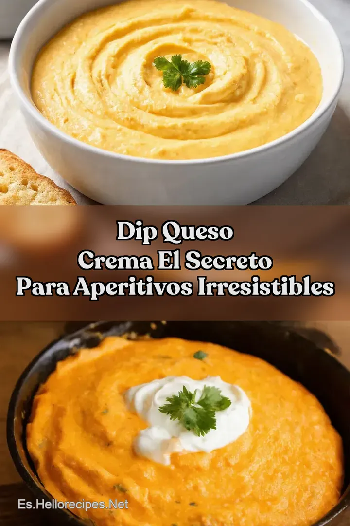 Dip Queso Crema El Secreto para Aperitivos Irresistibles