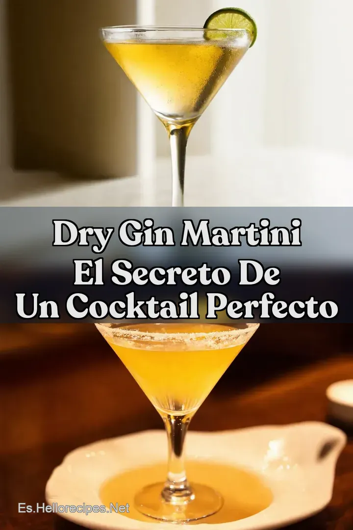 Dry Gin Martini El Secreto de un Cocktail Perfecto