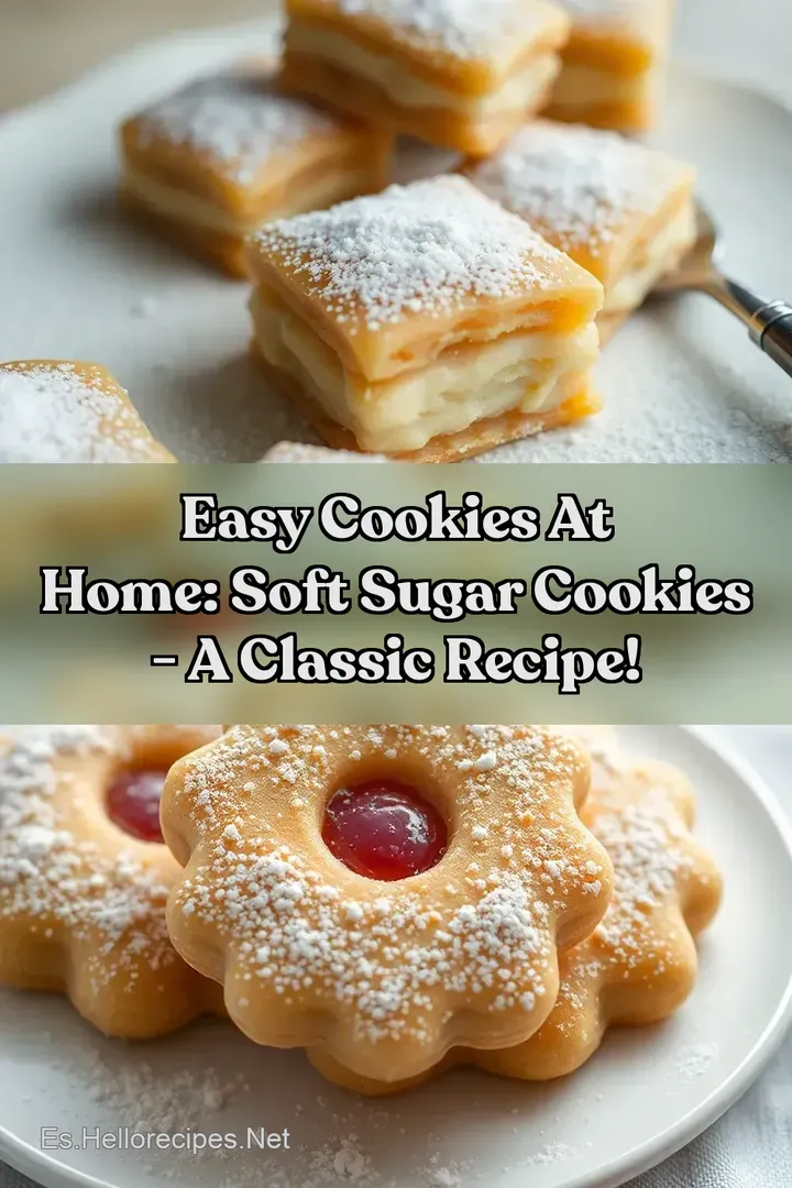 Easy Cookies At Home: Soft Sugar Cookies - A Classic Recipe!