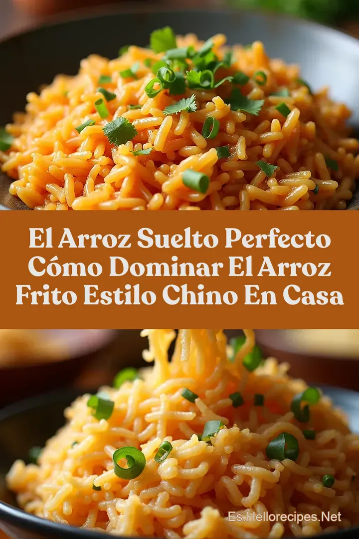 El Arroz Suelto Perfecto C&oacute;mo Dominar el Arroz Frito Estilo Chino en Casa