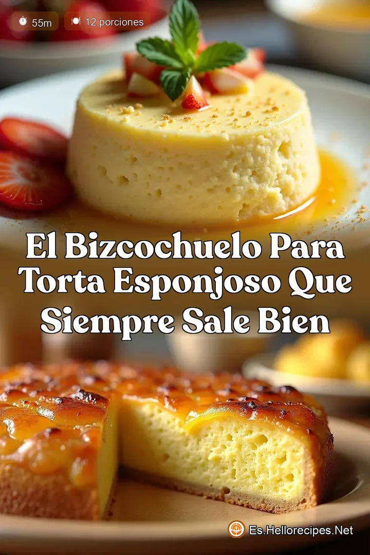 El Bizcochuelo para Torta Esponjoso que Siempre Sale Bien
