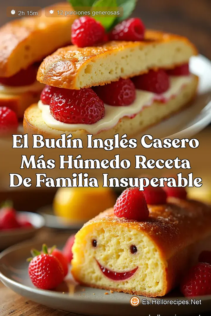 El Bud&iacute;n Ingl&eacute;s Casero M&aacute;s H&uacute;medo Receta de Familia Insuperable