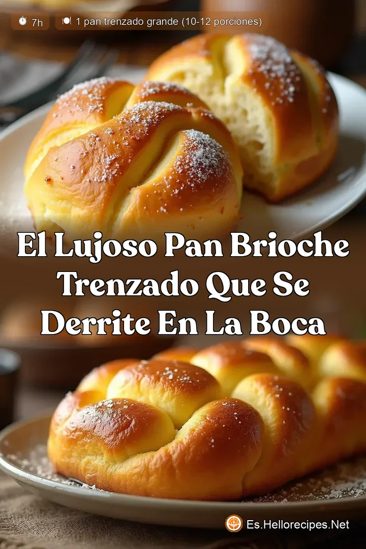 El Lujoso Pan Brioche Trenzado que se Derrite en la Boca