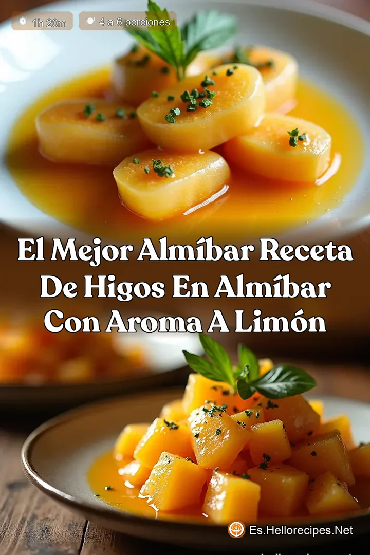 El Mejor Alm&iacute;bar Receta de Higos en Alm&iacute;bar con Aroma a Lim&oacute;n