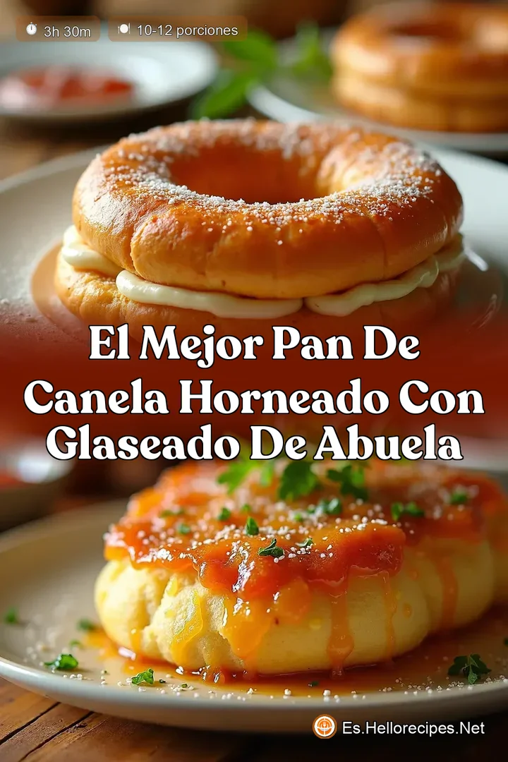 El Mejor Pan de Canela Horneado con Glaseado de Abuela
