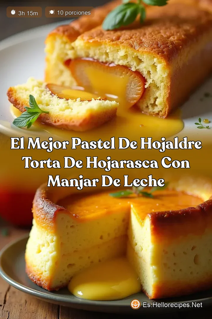 El Mejor Pastel de Hojaldre Torta de Hojarasca con Manjar de Leche