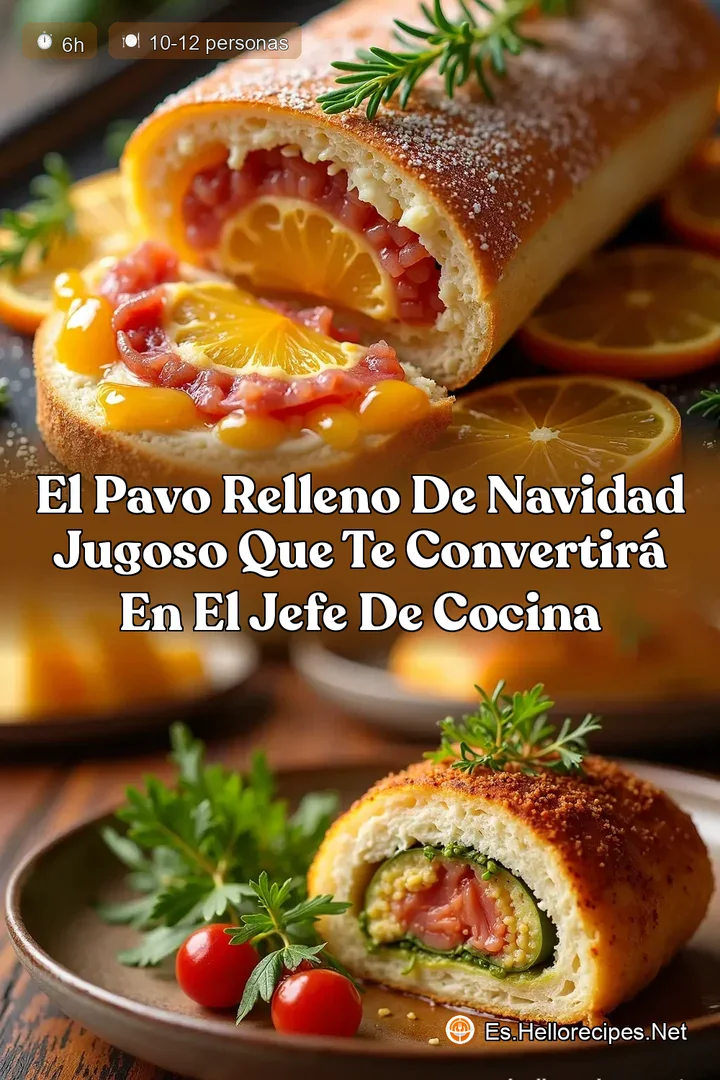 El Pavo Relleno de Navidad Jugoso que te Convertir&aacute; en el Jefe de Cocina