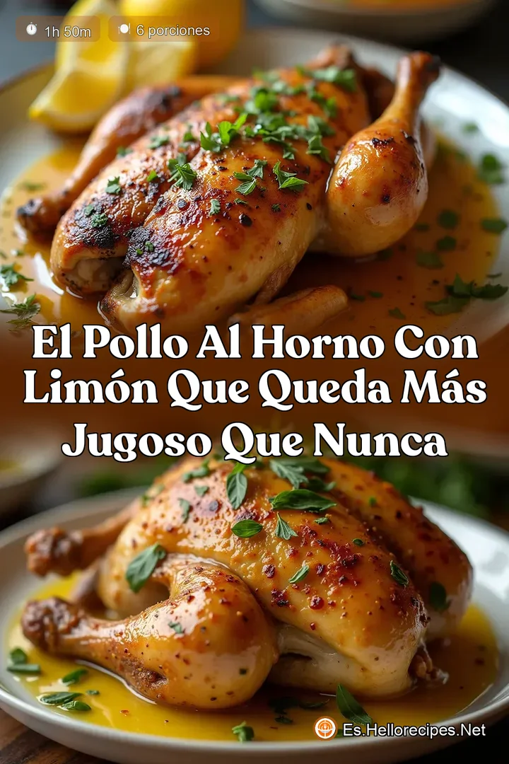 El Pollo al Horno con Lim&oacute;n que Queda M&aacute;s Jugoso que Nunca