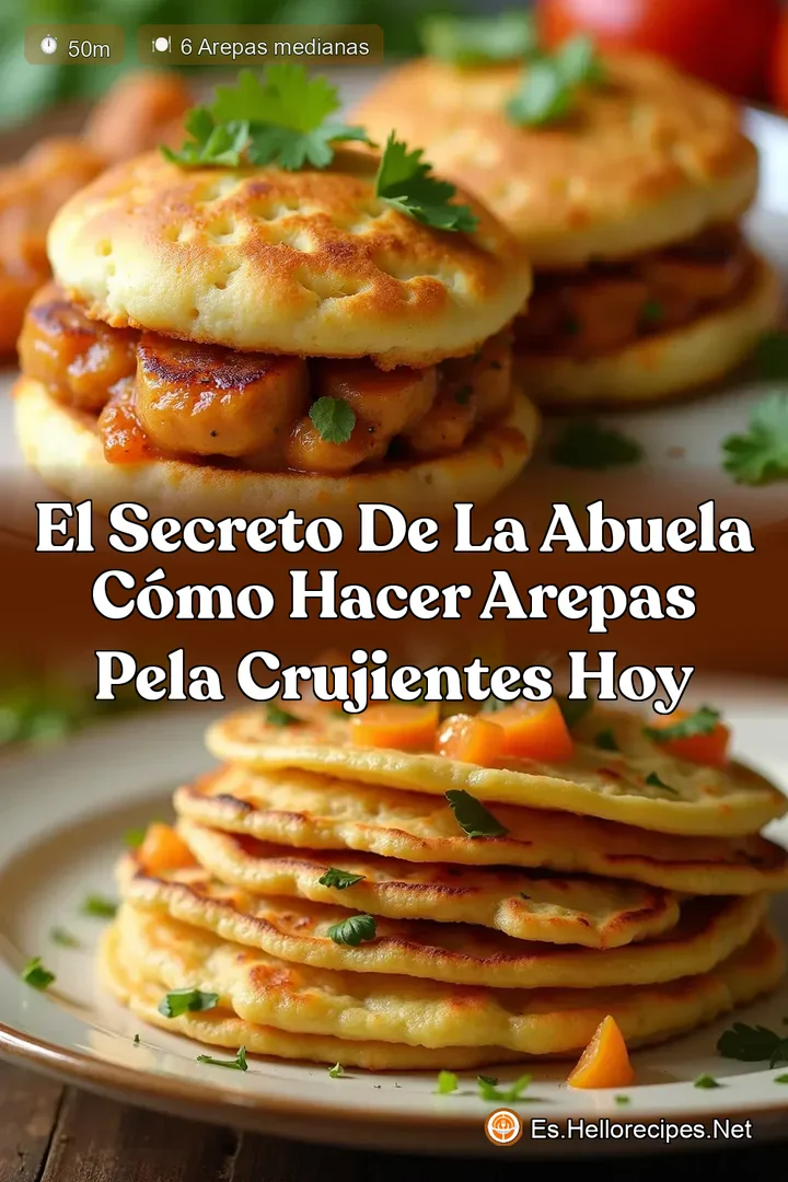 El Secreto de la Abuela C&oacute;mo hacer Arepas PELA crujientes hoy