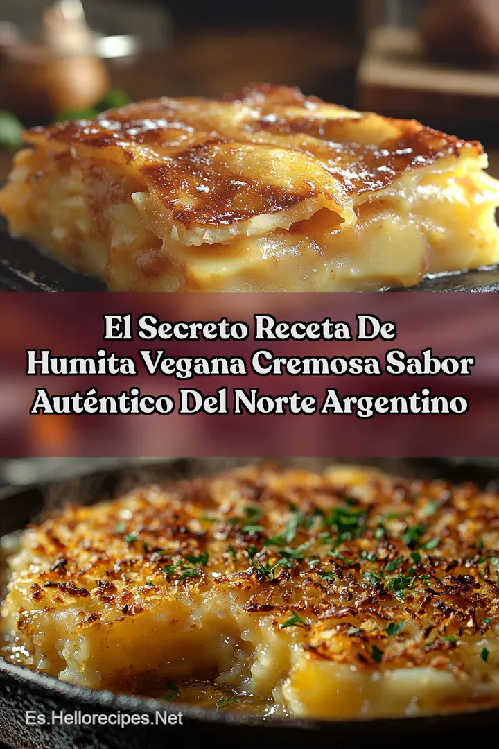 El Secreto Receta de Humita Vegana Cremosa Sabor Aut&eacute;ntico del Norte Argentino
