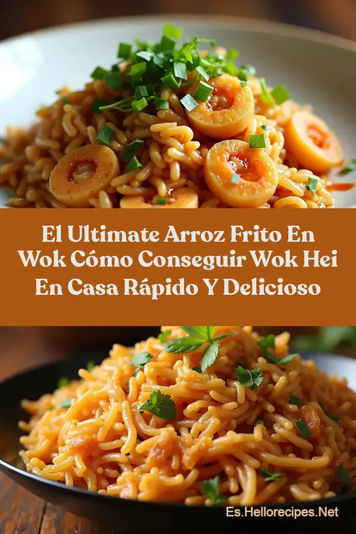 El Ultimate Arroz frito en wok C&oacute;mo conseguir Wok Hei en casa r&aacute;pido y delicioso