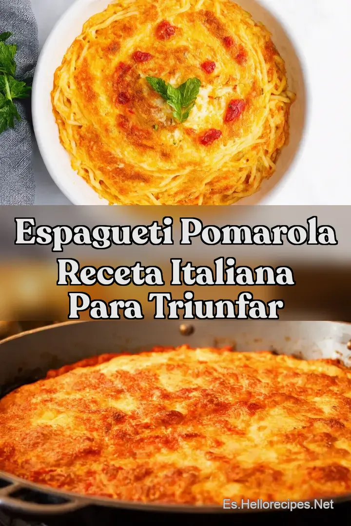 Espagueti Pomarola Receta Italiana para Triunfar
