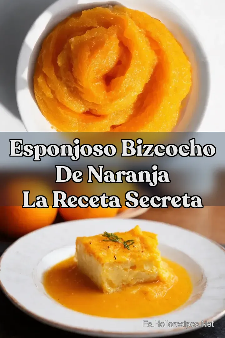 Esponjoso Bizcocho de Naranja La Receta Secreta