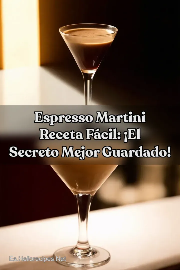 Espresso Martini Receta F&aacute;cil: &iexcl;El Secreto Mejor Guardado!