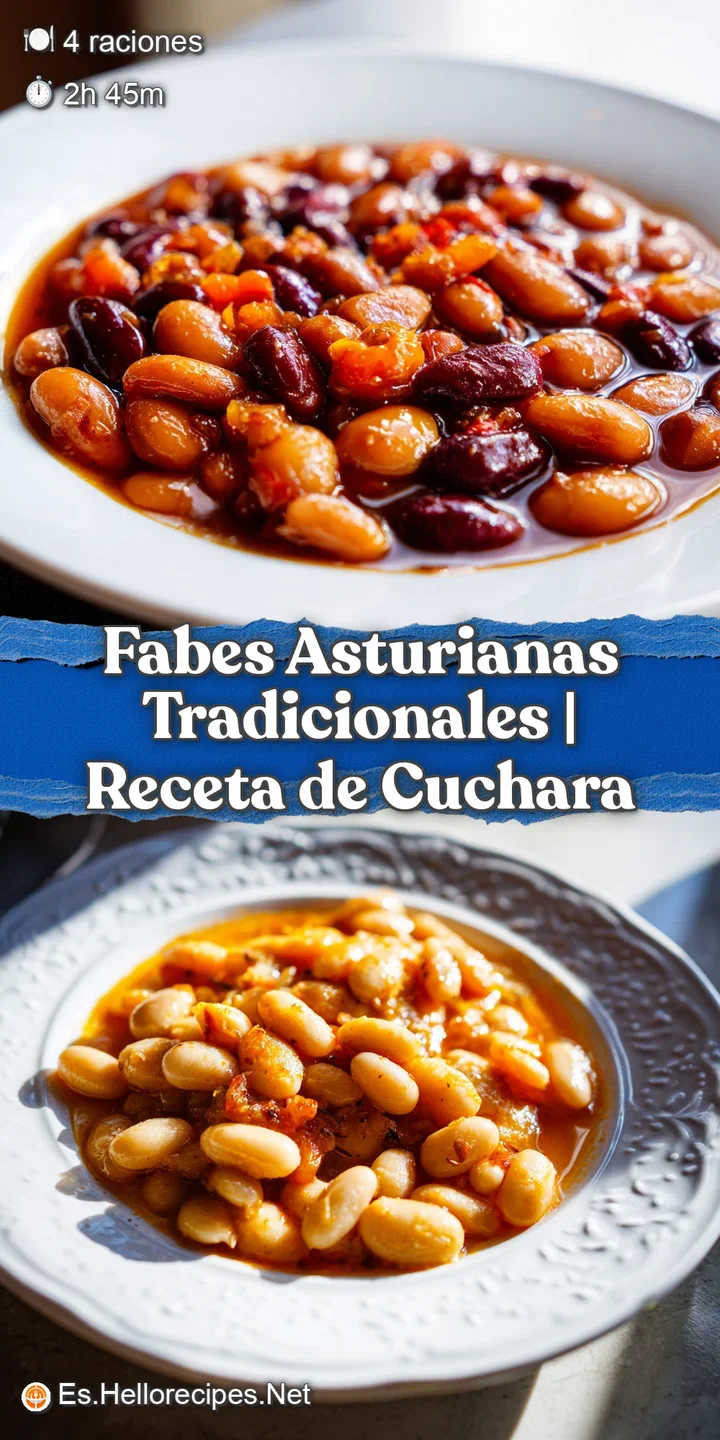 Close-up of glistening white beans and savory chorizo chunks swimming in a thick, flavorful broth. Steam rises invitingly.