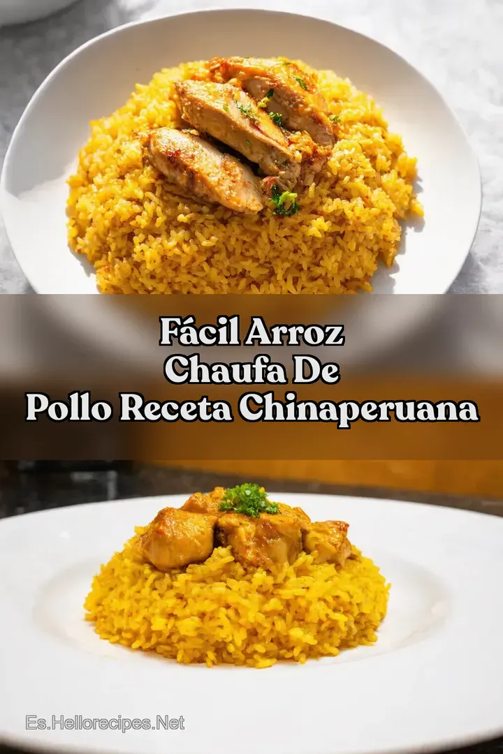 F&aacute;cil Arroz Chaufa de Pollo Receta ChinaPeruana