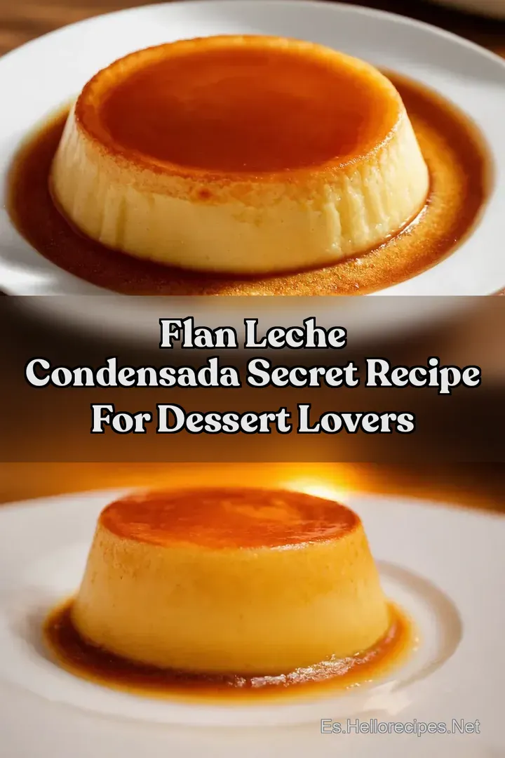 Flan Leche Condensada Secret Recipe for Dessert Lovers