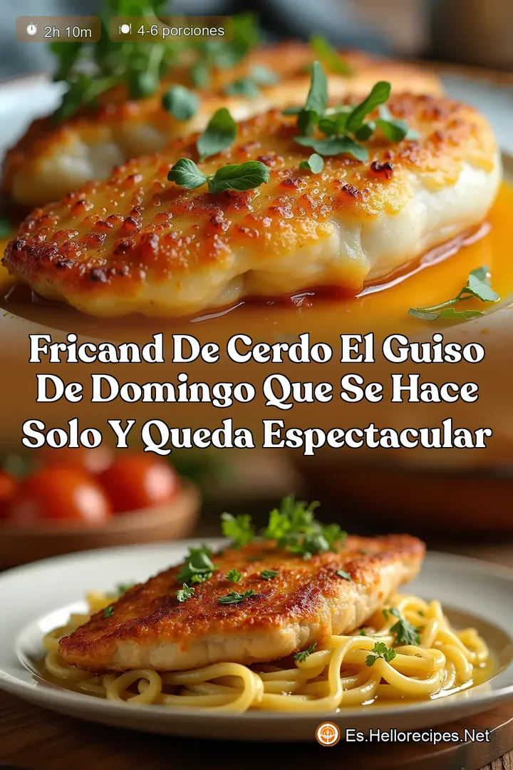 Fricand de Cerdo El Guiso de Domingo que se Hace Solo y Queda Espectacular