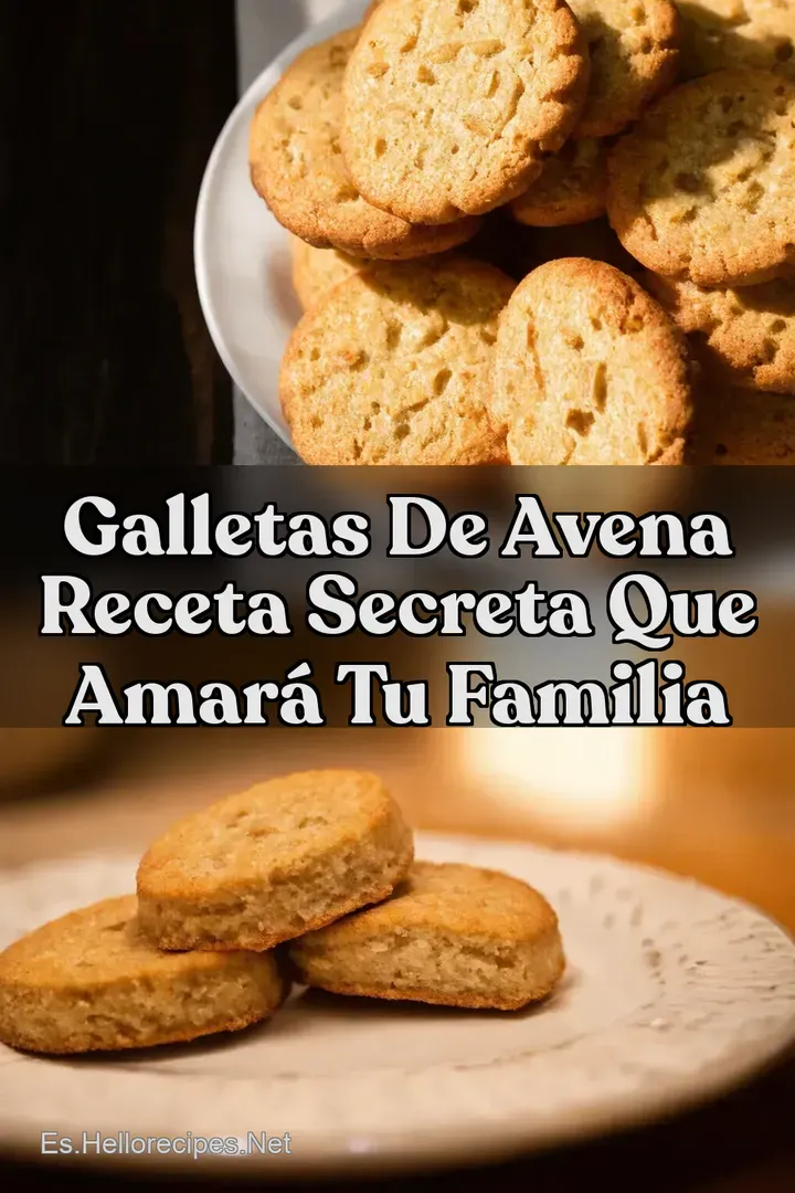 Galletas De Avena Receta Secreta Que Amar&aacute; Tu Familia