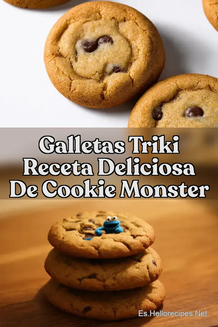 Galletas Triki Receta Deliciosa de Cookie Monster