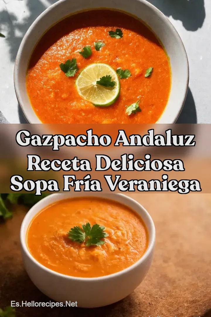 Gazpacho Andaluz Receta Deliciosa Sopa Fr&iacute;a Veraniega