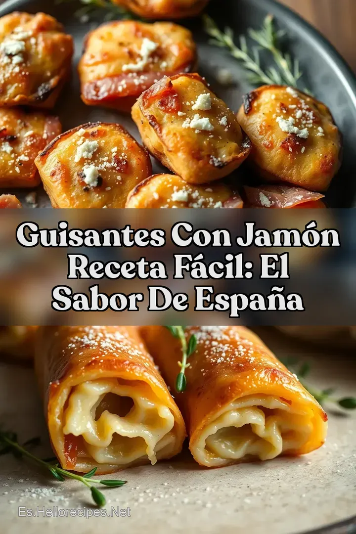 Guisantes con Jam&oacute;n Receta F&aacute;cil: El Sabor de Espa&ntilde;a