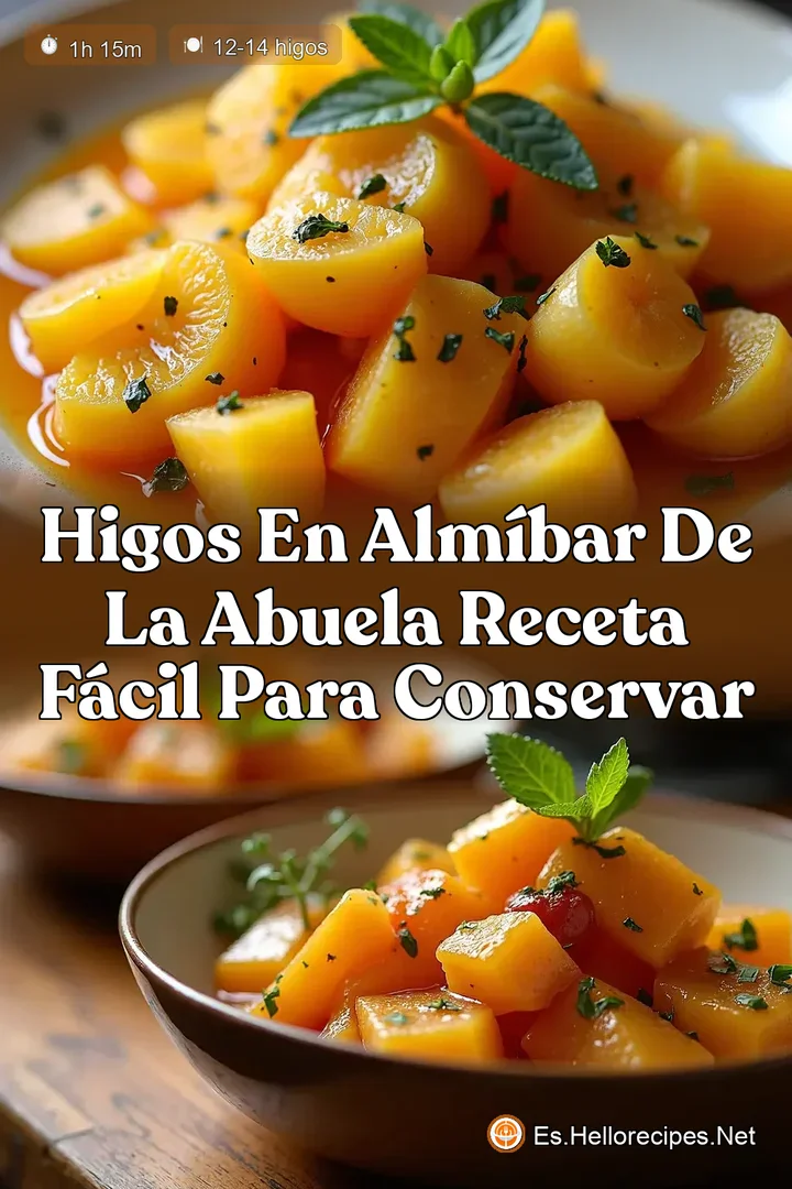 Higos en Alm&iacute;bar de la Abuela Receta F&aacute;cil para Conservar