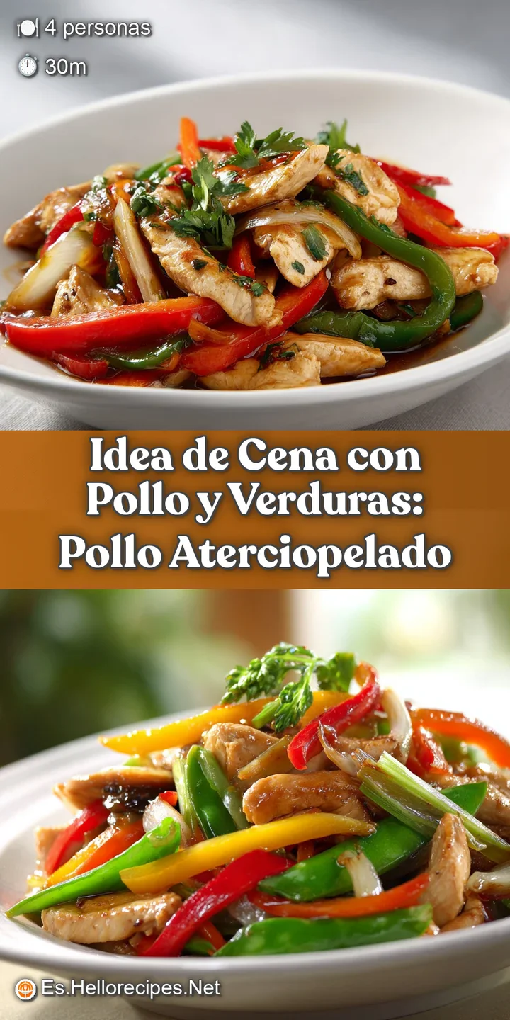 Close-up reveals perfectly seared chicken and glistening, vibrant vegetables. A tempting glimpse of a flavorful chicken st...