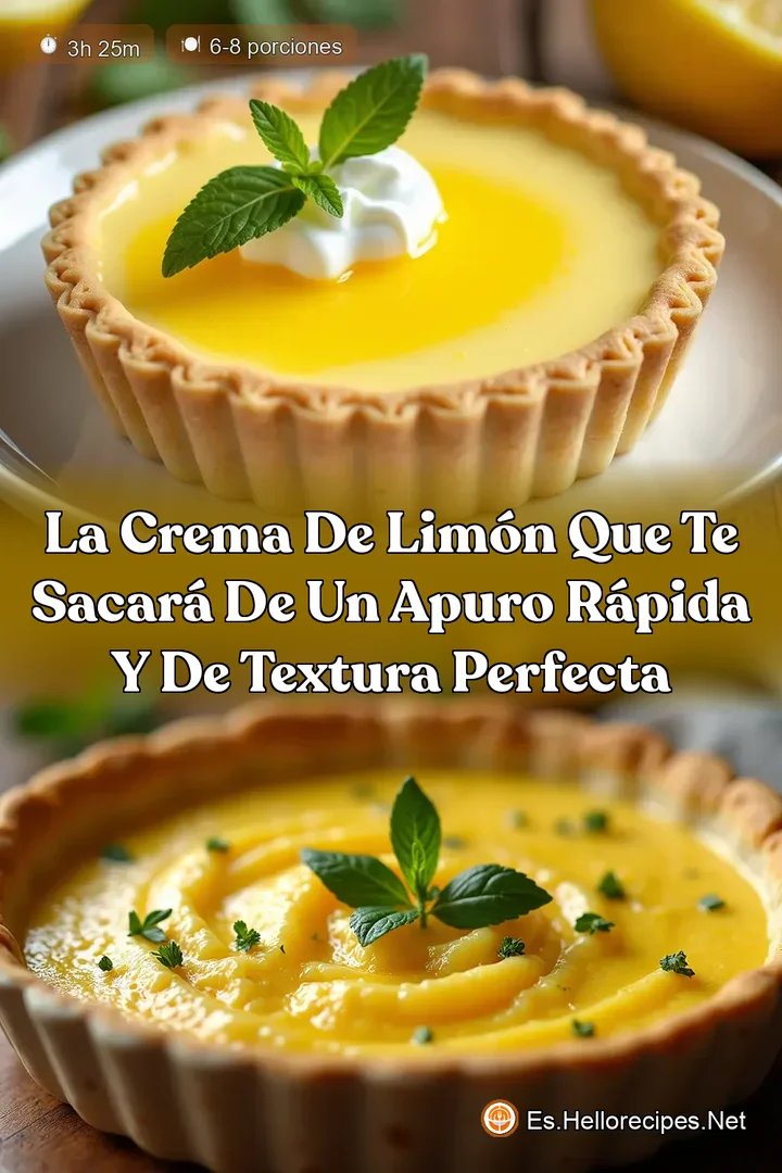 La Crema de Lim&oacute;n que te Sacar&aacute; de un Apuro R&aacute;pida y de Textura Perfecta