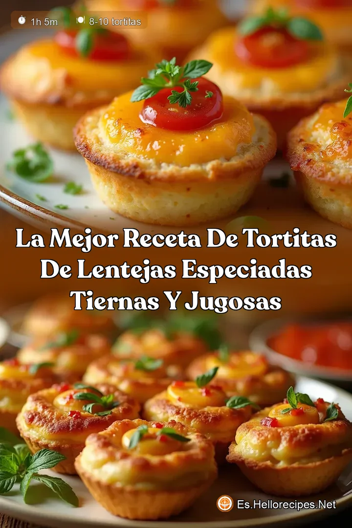 La Mejor Receta de Tortitas de Lentejas Especiadas Tiernas y Jugosas