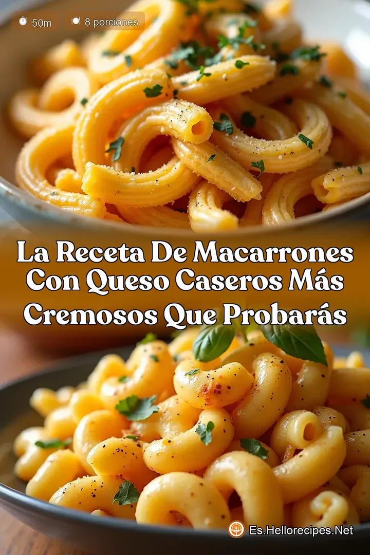 La Receta de Macarrones con Queso Caseros M&aacute;s Cremosos que Probar&aacute;s