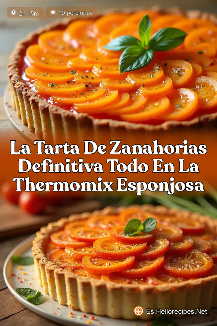 La Tarta de Zanahorias Definitiva Todo en la Thermomix Esponjosa