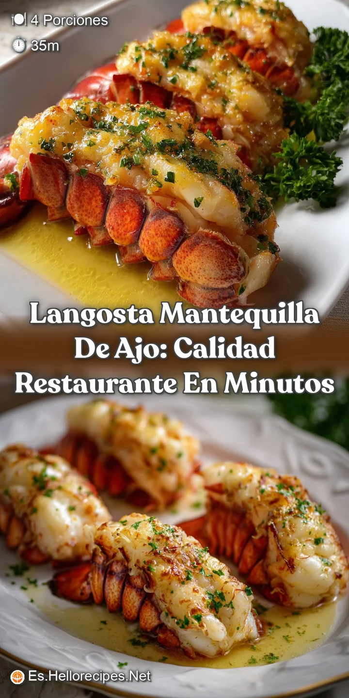 Langosta Mantequilla de Ajo: Calidad Restaurante en Minutos