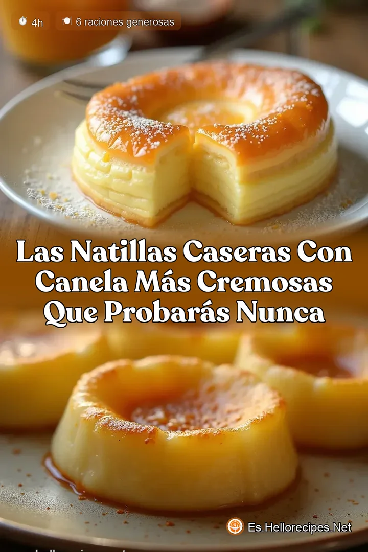 Las Natillas Caseras con Canela M&aacute;s Cremosas que Probar&aacute;s Nunca