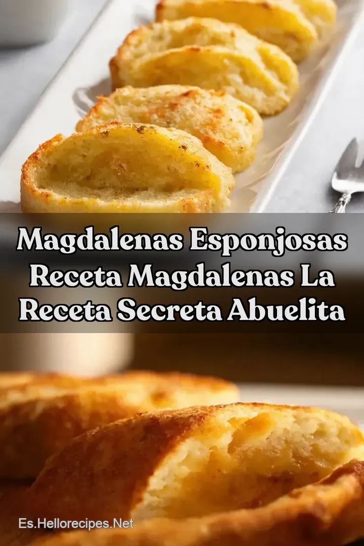 Magdalenas Esponjosas receta magdalenas La Receta Secreta Abuelita