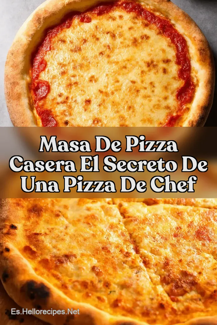 Masa de Pizza Casera El Secreto de una Pizza de Chef