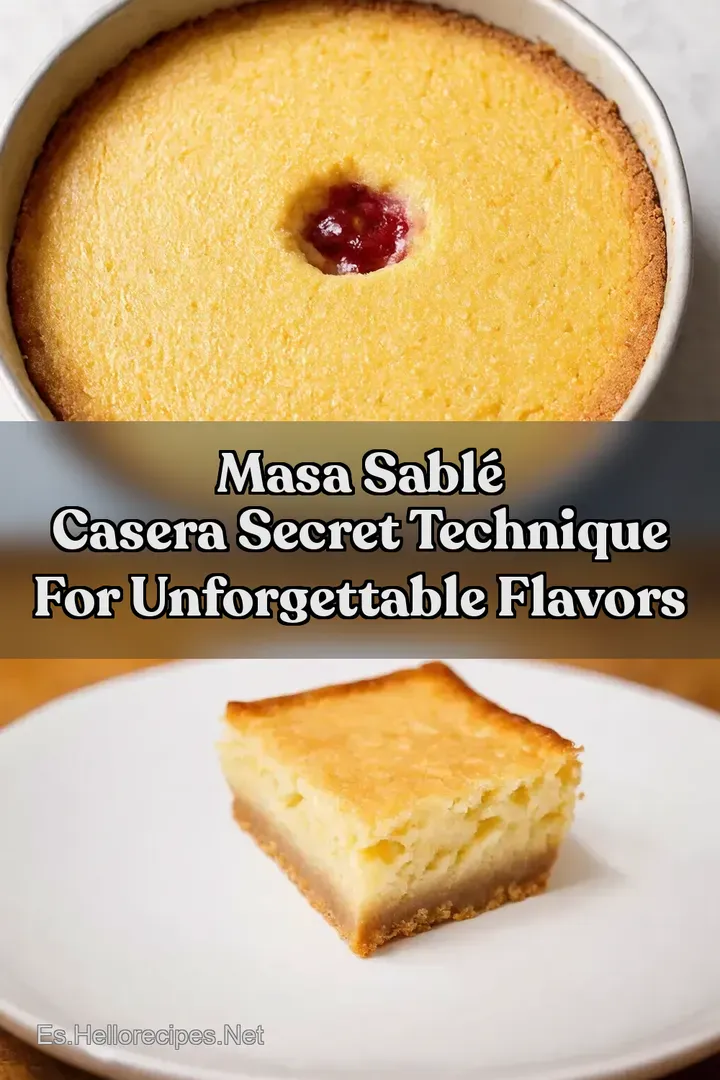 Masa Sabl&eacute; Casera Secret Technique for Unforgettable Flavors