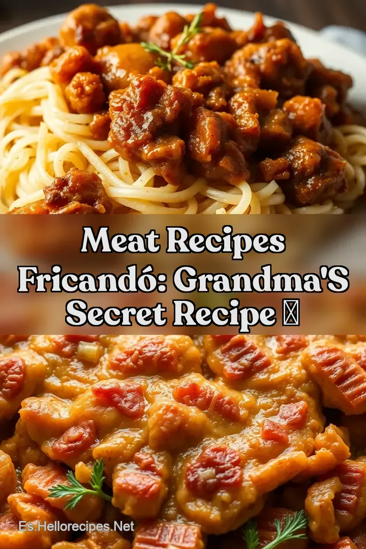 Meat Recipes Fricand&oacute;: Grandma s Secret Recipe ✨